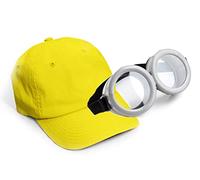 MFAZ Morefaz Ltd Minion Lunettes, Déguisement Despicable Me, Lunettes - Adultes, Casquette Jaune, Bonnet