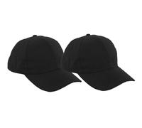 MFAZ Morefaz Ltd Set 2X Casquette de Baseball Cap Garçon Fille Enfants Chapeau Bonnet Unisexe (FR/ES, Âge, 4 Ans, 14 Ans, Black)