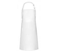 MFAZ Morefaz Ltd Tablier épais blanc avec taille réglable et 100% coton 240 g/m3 anti-salissure avec poche
