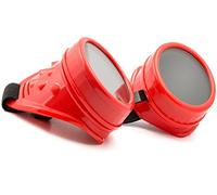 MFAZ Morefaz Ltd Welding Cyber Goggles De Soleil des Lunettes de Soudage Steampunk Antique Copper (Red)