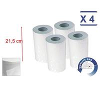 MFB Provence® - 4 x Bobines Essuie-mains 21,5 cm x 30 cm - 200 formats - Dévidage Central - Pure Ouate Gaufré