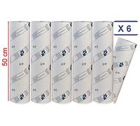 MFB Provence® - Draps d'examens ouate largeur 50, 60 ou 70 cm gaufrés - Lot de 2, 4, 6 ou 9 draps - Protection tables de massage ou de soins