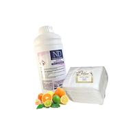 MFB Provence® - Nettoyant/Solvant à cire 1 litre pour nettoyage appareils d'épilation + 50 serviettes spunlace déliKtess® jetables