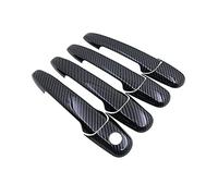 MFBGPVCVMM Poignée Pour 6 Pour Mazda6 Pour GG1 Pour Atenza 2002-2007 Poignée De Porte Fiber Carbone Couverture Garniture Autocollant Voiture Protège Accessoires(4Handle 1 Keyhole)