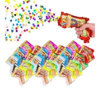 MFCGHXR Pistolet à Confettis 50pcs - Pour Carnaval, Anniversaire, Mariage, Réveillon du Nouvel An et Fête