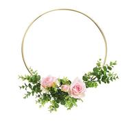 MFESFCS Artisanat Cerceau 1set Metal Dreamcatcher Hoop 15Cm 20Cm 25Cm 30Cm Strong Iron Ring for DIY Craft Macrame Plant Hanger Decor Accessories