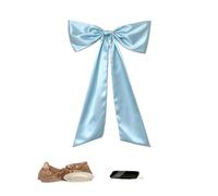 MFESFCS Nœud pour Cime D Arbre 2-Pack Elegant 40-inch Bows, Perfect for Home Decor Holiday Ornaments(Blue)