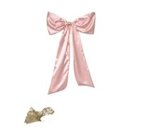 MFESFCS Nœud pour Cime D Arbre 2-Pack Elegant 40-inch Bows, Perfect for Home Decor Holiday Ornaments(Pink)