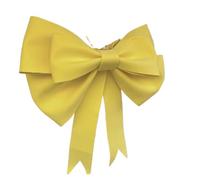 MFESFCS Nœud pour Cime D Arbre Big Giant Bow Decorations DIY Birthday Party Wedding Room Wedding Decor Wall Bow Material Package Home Decor(Yellow)