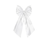 MFESFCS Nœud pour Cime D Arbre Large Satin Long Tail Bow Background Decoration for Auditorium Seats Aisles Birthday Party Events(Dark Grey)