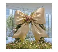MFESFCS Nœud pour Cime D Arbre Oversized Giant Bow Decor for Wedding Birthday Party Photo Props Shop Window Decor(K1.2mX1.6m)