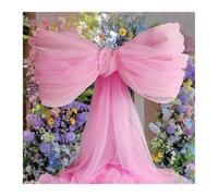 MFESFCS Nœud pour Cime D Arbre Oversized Giant Bow Decor for Wedding Birthday Party Photo Props Shop Window Decor(D Pink 1.8mX2.5m)