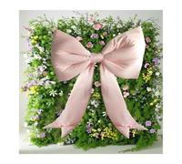 MFESFCS Nœud pour Cime D Arbre Oversized Giant Bow Decor for Wedding Birthday Party Photo Props Shop Window Decor(H1.8mX1.8m)