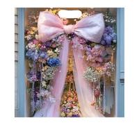 MFESFCS Nœud pour Cime D Arbre Oversized Giant Bow Decor for Wedding Birthday Party Photo Props Shop Window Decor(B Pink1.5mX2.5m)