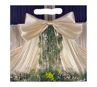 MFESFCS Nœud pour Cime D Arbre Oversized Giant Bow Decor for Wedding Birthday Party Photo Props Shop Window Decor(J 2mX2.5m)
