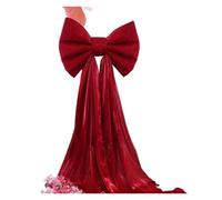MFESFCS Nœud pour Cime D Arbre Pink Iridescent Giant Bow Wall Backdrop Decor for Birthday Wedding Party Background Stage Setup Event Ribbon Decoration(G Pearl,50cmx38cm 3m)