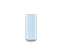 Smeg, Mousseur à Lait Électrique MFF02PBEU, 3 Fonctions Boisson, Fouet Amovible, Revêtement Céramique Antiadhésif, 500 W, Bleu Azur
