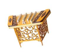 MFGSDFR Ornements D'instruments De Musique Professionnels Les Décorations D’Instruments De Musique Miniatures pour Un Salon Vintage Comprennent Un Banjo Et Une Harpe(19)