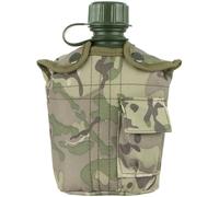 MFH 1L GOURDE MILITAIRE ARMÉE CANTINE HYDRATATION OPÉRATION CAMOUFLAGE HOUSSE