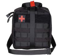 MFH 30631 Sac Premiers Soins Molle Grand (Noir/21 x 22 x 12 cm)