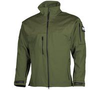 MFH Australia Soft Shell Jacket Hommes Randonnée Trekking Militaire OD Vert