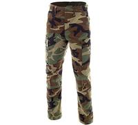 MFH BDU Pantalons de Combat Ripstop Woodland Taille L