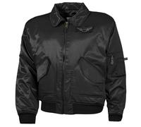 MFH Blouson style aviateur US CWU Heavy Version Homme Tactique Militaire Noir