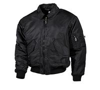 Max Fuchs Blouson style aviateur US CWU Homme Chaleureux Coupe-vent Militaire Noir