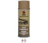 MFH Bombe de peinture en spray Army Mat 400 ml (WH jaune foncé)