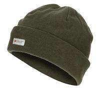 MFH Bonnet d'hiver en polaire - Taille unique - Noir/bleu olive - Chaud