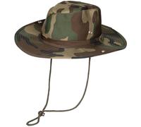 MFH Chapeau de Brousse Ranger avec Boutons-Pression et mentonnière S-XL