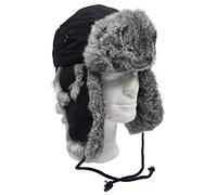 MFH Chapka avec intérieur fourré Multicolore Noir X-Large