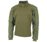 MFH Chemise De Combat Tactique Style Militaire US Manches Longues Olive