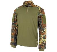 MFH Chemise Militaire Style US Combat Tactique Flecktarn