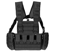 MFH Chest Rig Mission Noir, Noir , taille unique