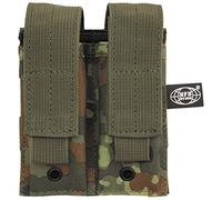 MFH Double 9mm Magazine Poche Petit Molle Flecktarn