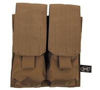 Double pochette pour chargeur Ammo Pouch MOLLE MFH - Coyote