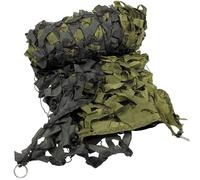 MFH Filet de camouflage 3 x 2 m olive avec sac de transport PVC Protection visuelle camouflage bâche de camouflage NEUF