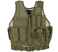 MFH Gilet Marine Airsoft Armée Sécurité Militaire Tactique Poids Léger OD vert