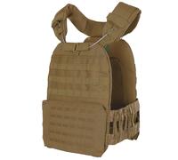 MFH Gilet tactique Laser MOLLE Militaire Chasse PALS Sécurité Airsoft Coyote Tan