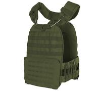 MFH Gilet tactique Laser MOLLE PALS Sécurité Militaire Airsoft Armée OD vert