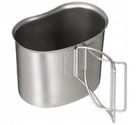 Cantine en acier US Army Canteen avec poignée pliante 0,5 L MFH