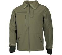 MFH High Defence Veste Softshell Randonnée Chasse Extérieure Étanche OD Vert