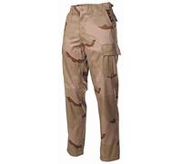 MFH Homme Pantalon de Combat US BDU Desert 3 Couleurs Taille S