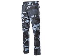 MFH Homme Pantalon de Combat US BDU Noir