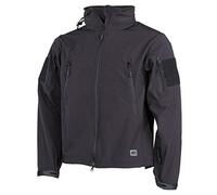 MFH Scorpion Soft Shell Veste Homme Armée Sécurité Militaire Combat Chaud Noir