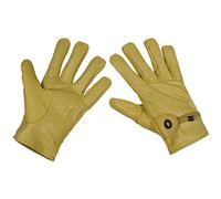 MFH Homme Western Leather Gants Beige taille S