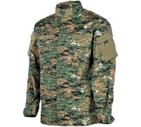 MFH Hommes ACU Veste de Terrain Ripstop D'Uniforme Combat Digital Woodland Camo