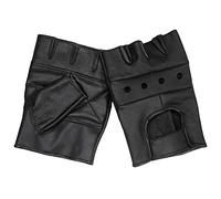 MFH Hommes sans Doigts Gants Deluxe Noir Taille M