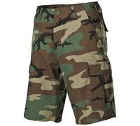 Mfh Hommes Us Bdu Bermudes Armée Travail Trekking Coton Ripstop Woodland Camo